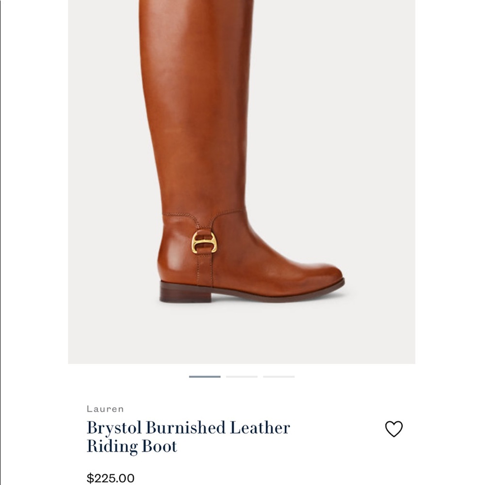 Ralph Lauren riding boots